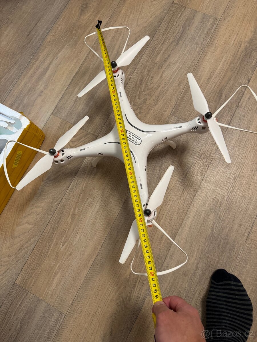 Velký dron Syma X8pro TOP STAV 4x baterie,mnoho ND - 6