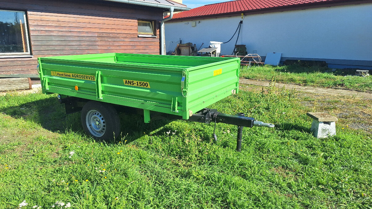 vlek za malotraktor top stav - zánovní - 6