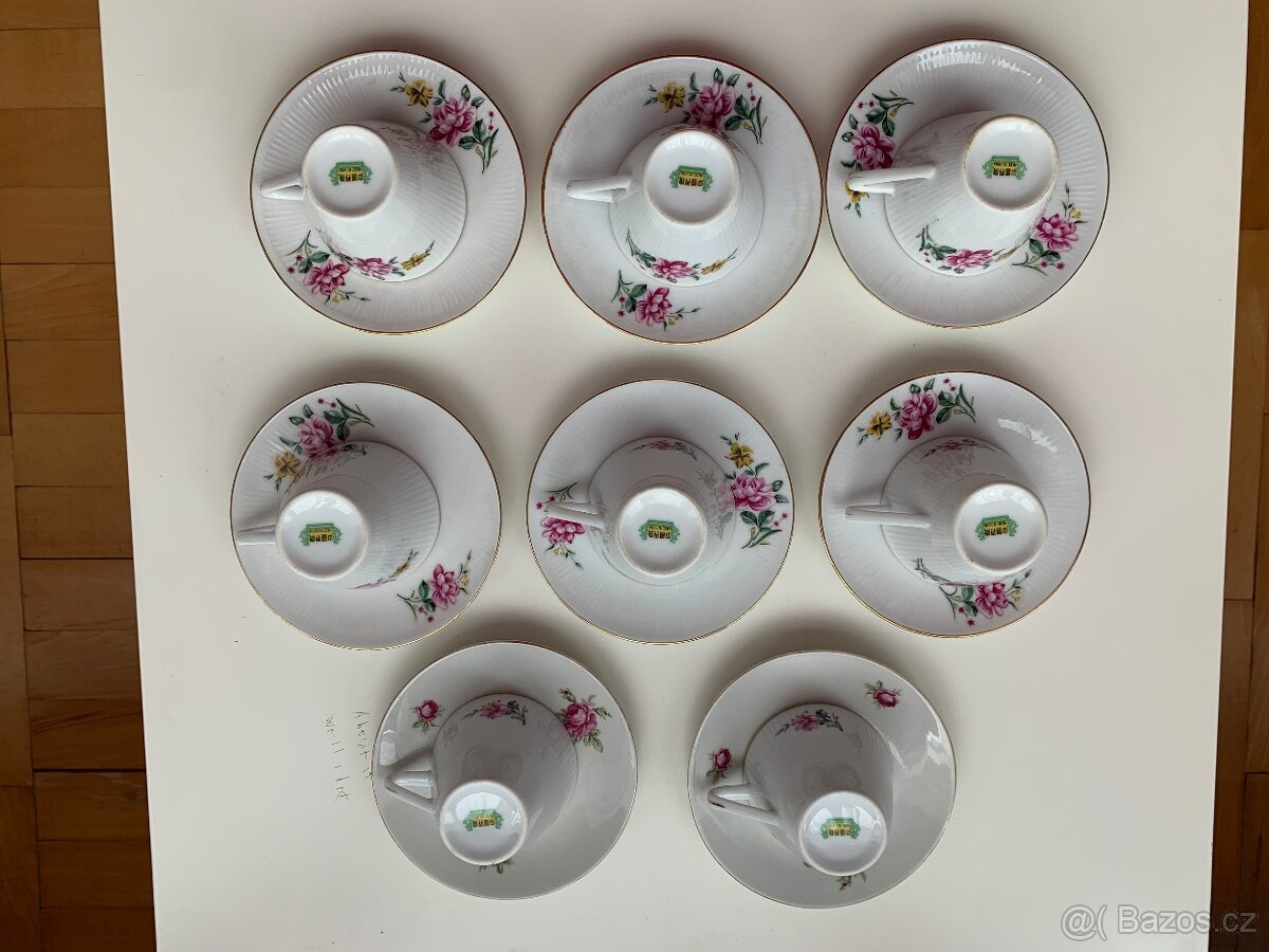 Sada porcelánových hrníčků - 6