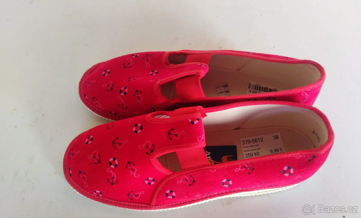 Dětské bačkory - nové - od BAŤI č. 38 - 6