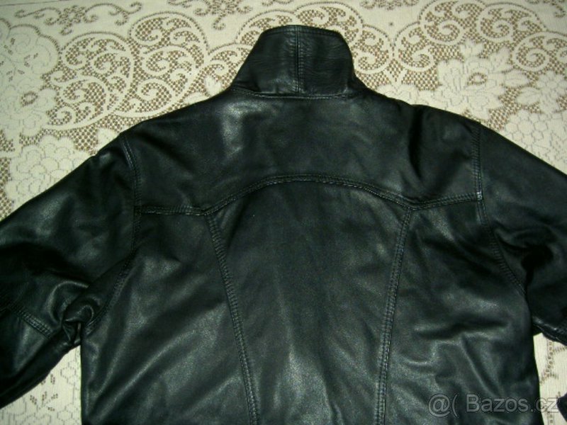 Dámská černá kožená dvouřadá bunda /Espaňa/ - 6