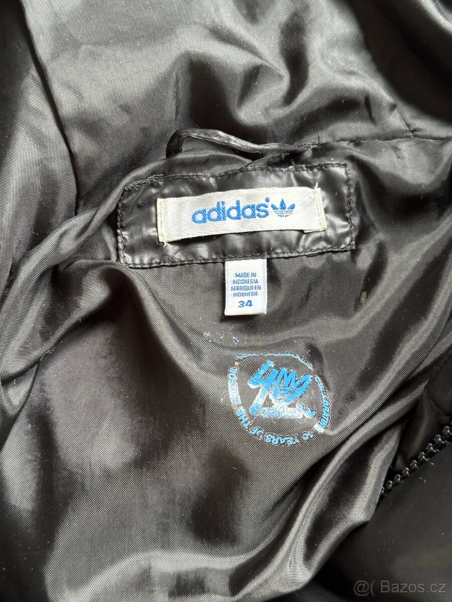 Černý péřový kabát Adidas vel. 34 - 6