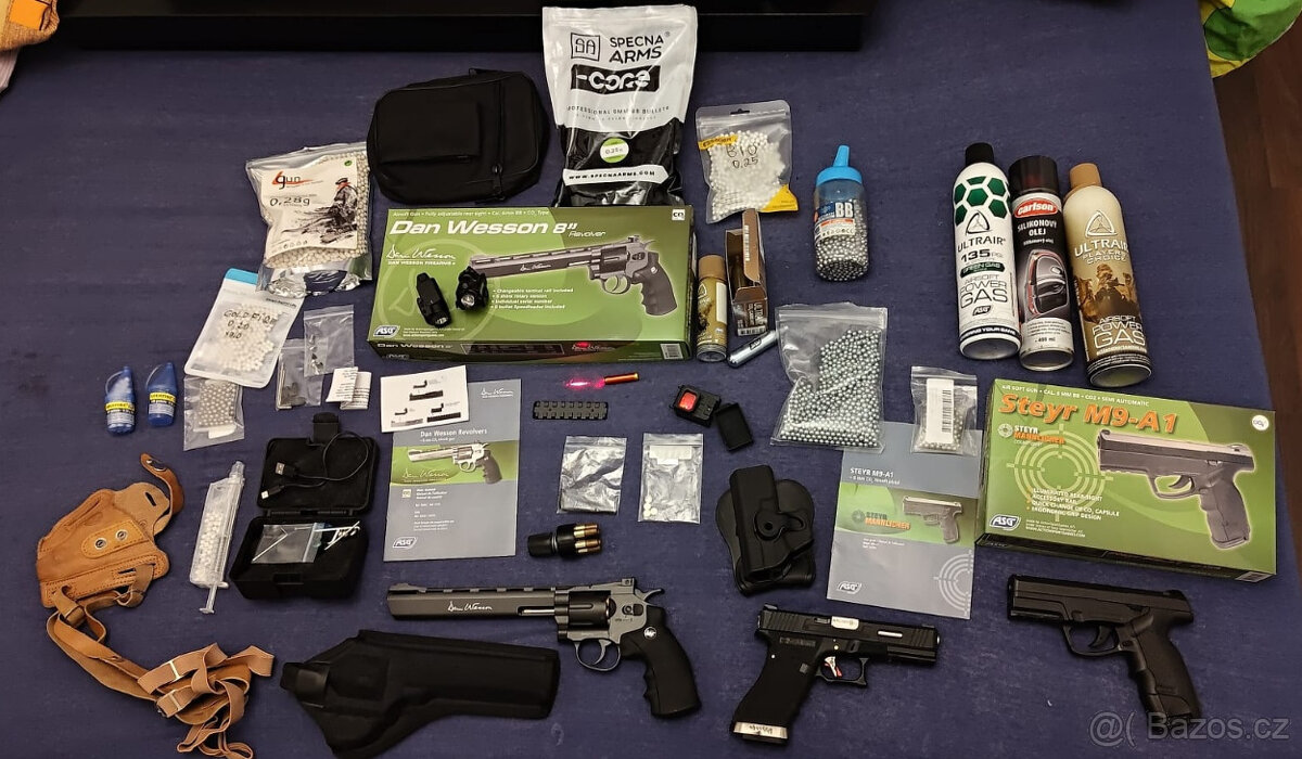 Steyr M9A1 CO2 + příslušenství - 6