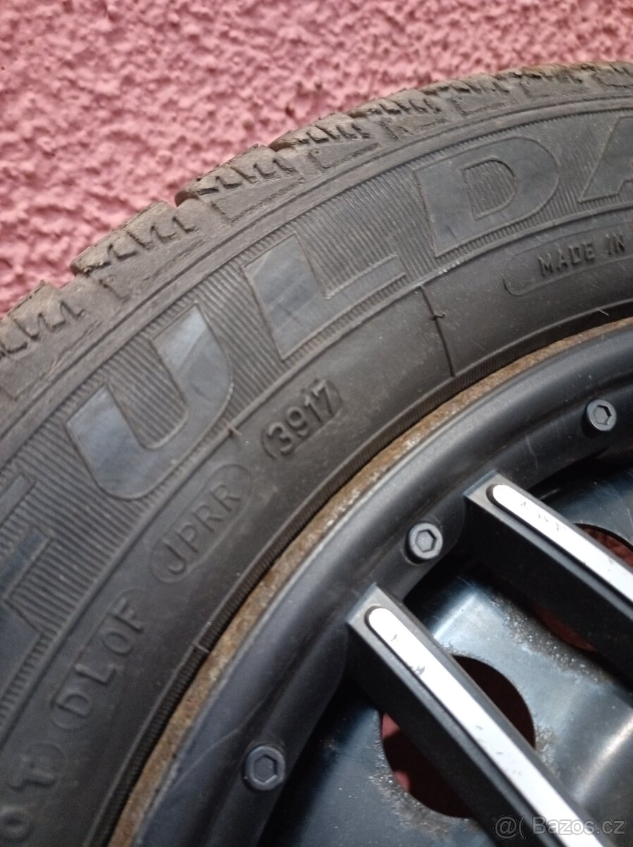 Plechové disky Mercedes 16" 5x112 zimní 205/55 - 6