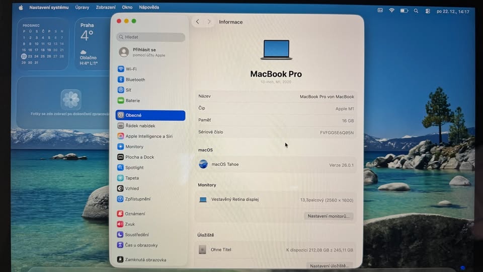 Apple MacBook Pro 13,3", M1, 16GB RAM, 250GB SSD - 6