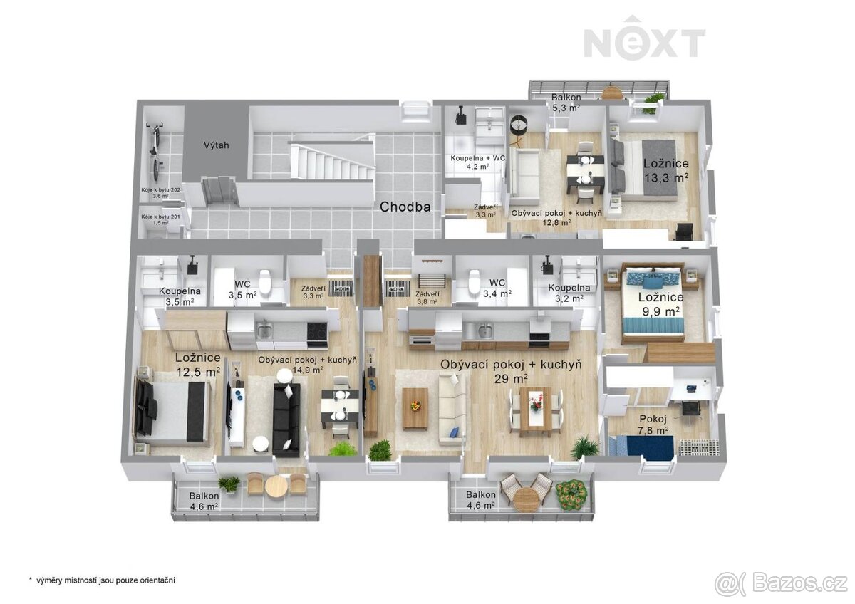 Prodej byt 3+kk, 57㎡ - 6