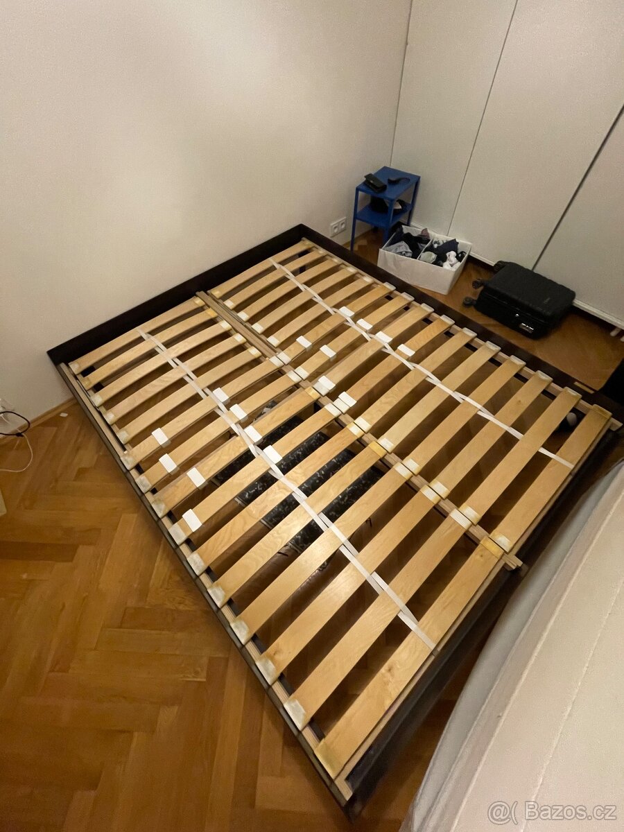 Kovová manželská posteľ - 160x200 - 6