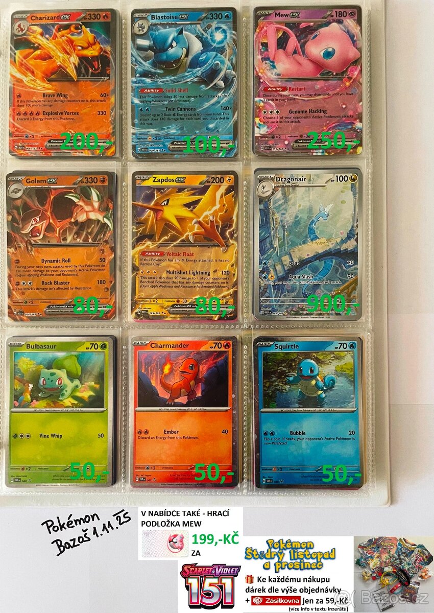 KUSOVÉ KARTY TCG POKÉMON (ORIGINÁL KARTY) (3) - 6