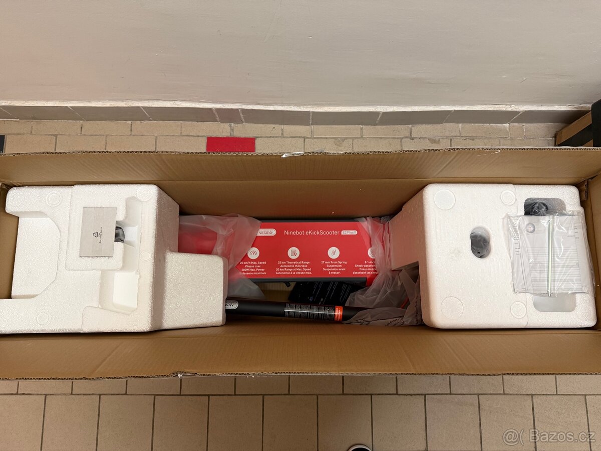 Elektrokoloběžka Segway E2 Plus 500W– Nepoužitá - 6