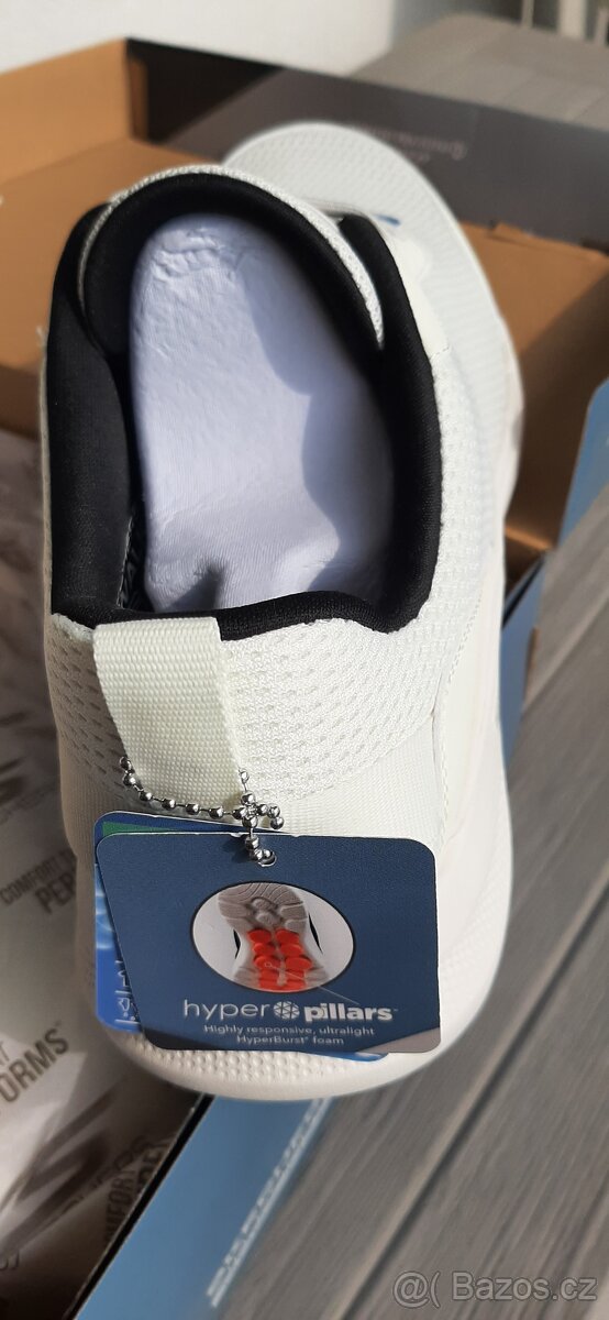 Nové bílé tenisky Skehers 43 - 6