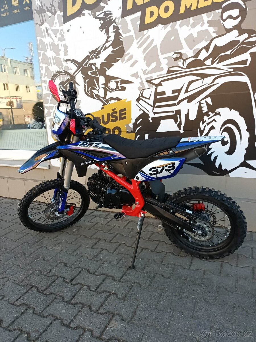 Pitbike Thunder 140cc 19x16 E-start červená - 6