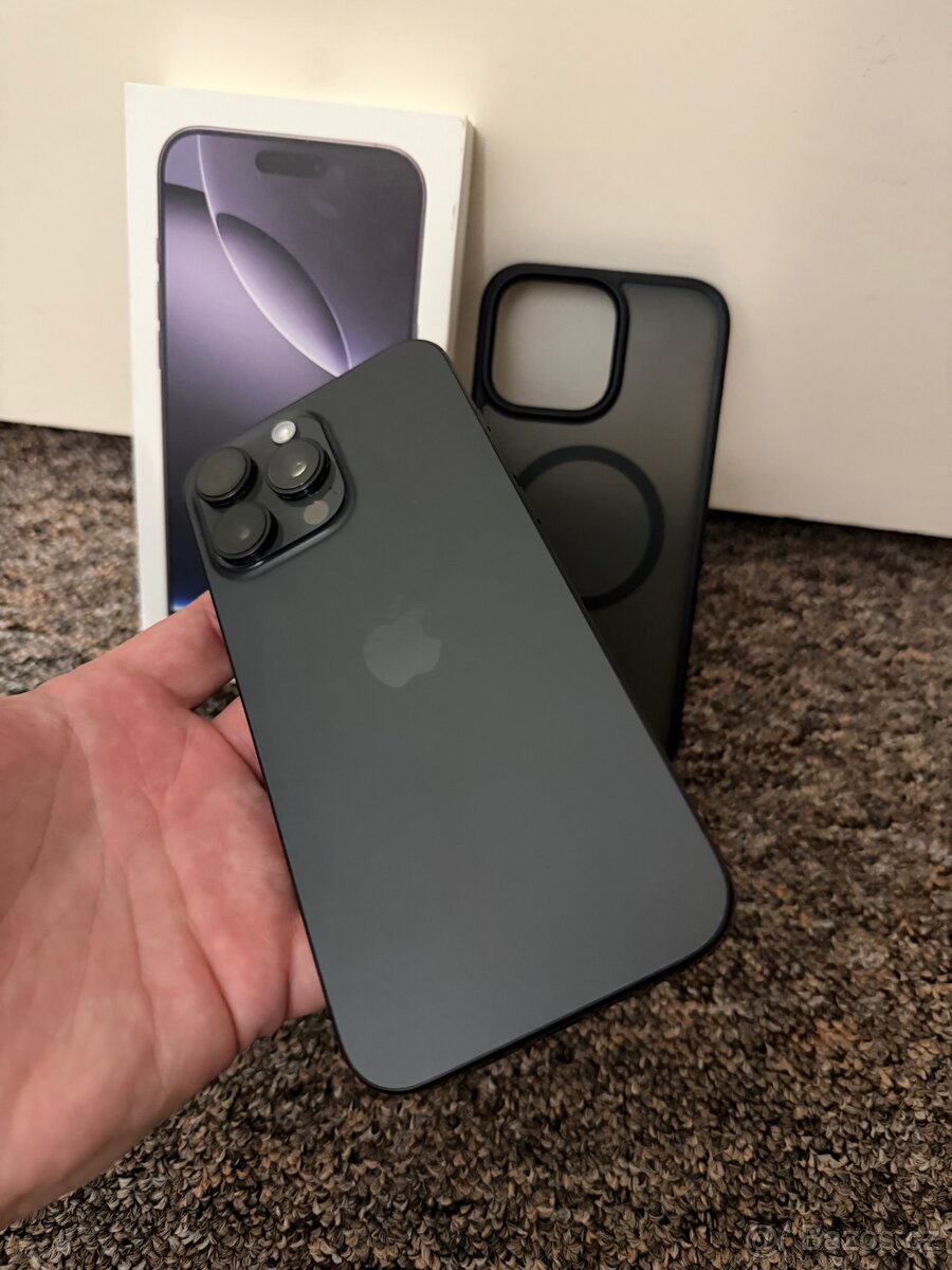 Apple iPhone 16 Pro Max 256gb Black Titan. Zaruka, TOP STAV - 6