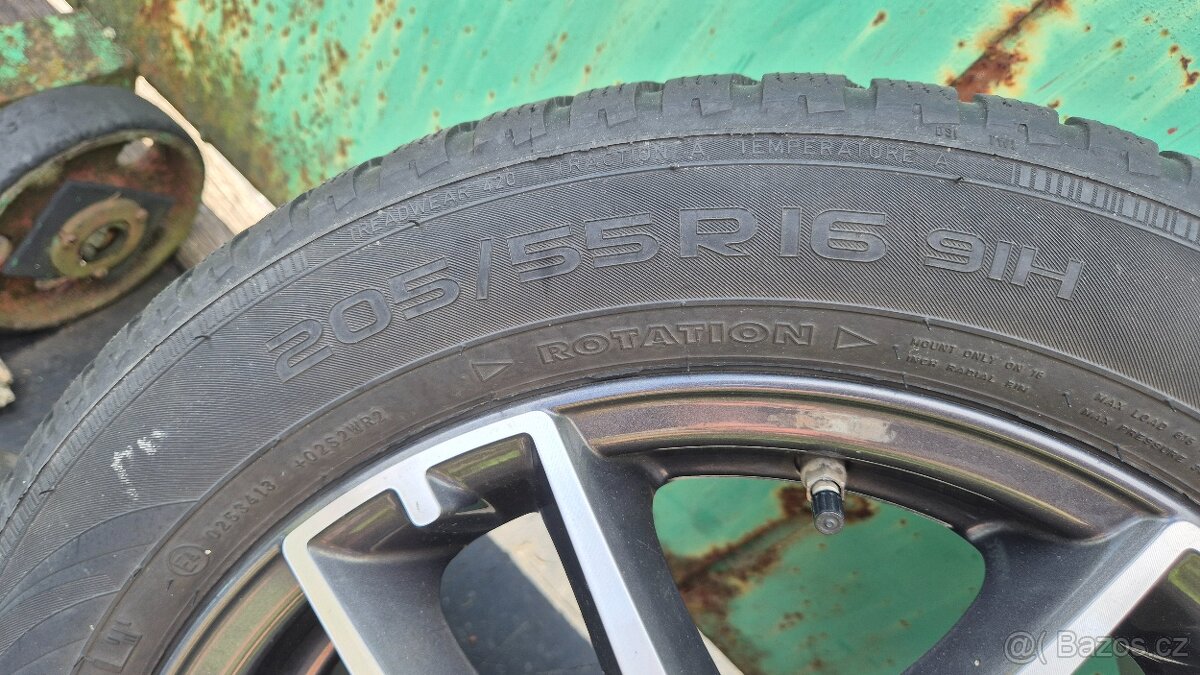 Kompletní sada zimní ALU kola R16, Toyota - 6