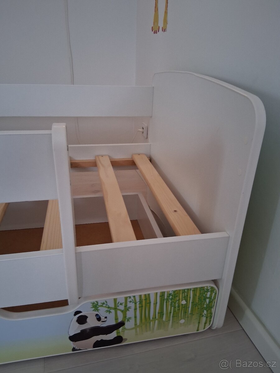 Dětská dřevěná postel komplet - 6