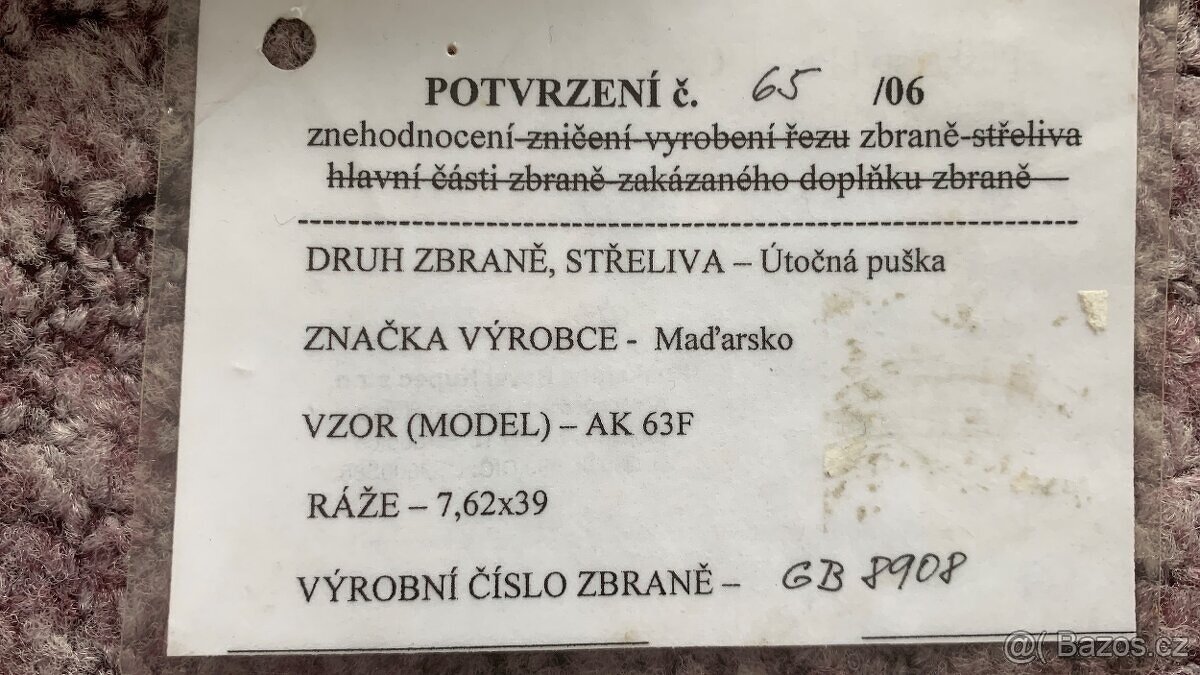 AK-63F znehodnocene - 6