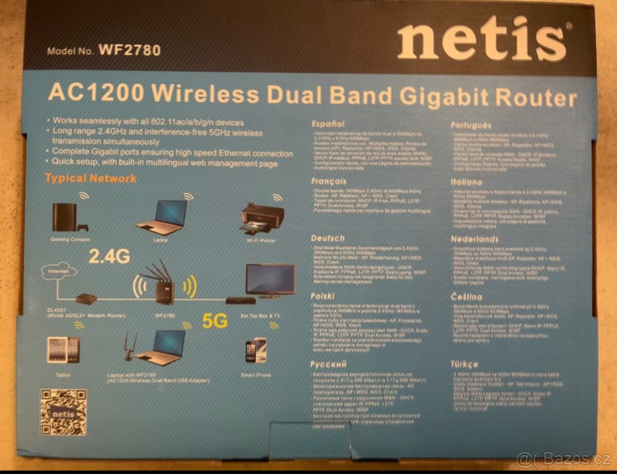 WIFI router Netis WF2780 - 6