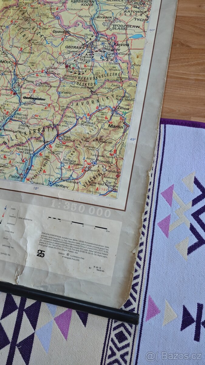 Mapa České socialistické republiky - 6