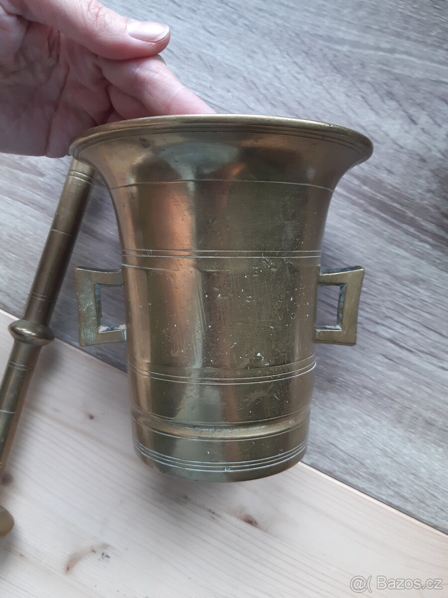 Mosazné hmoždířé s tloukem - 6