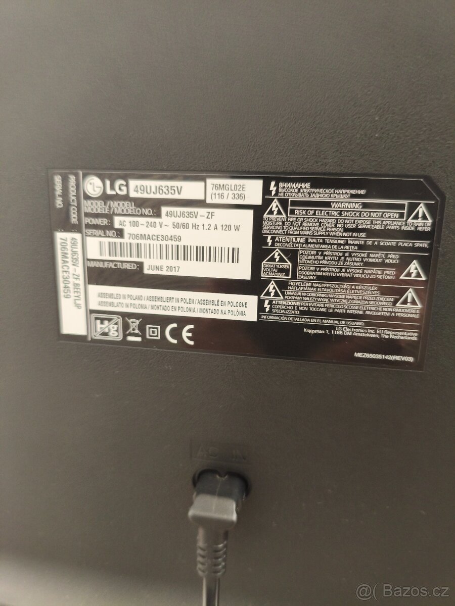 Televize LG 49UJ635V - 6
