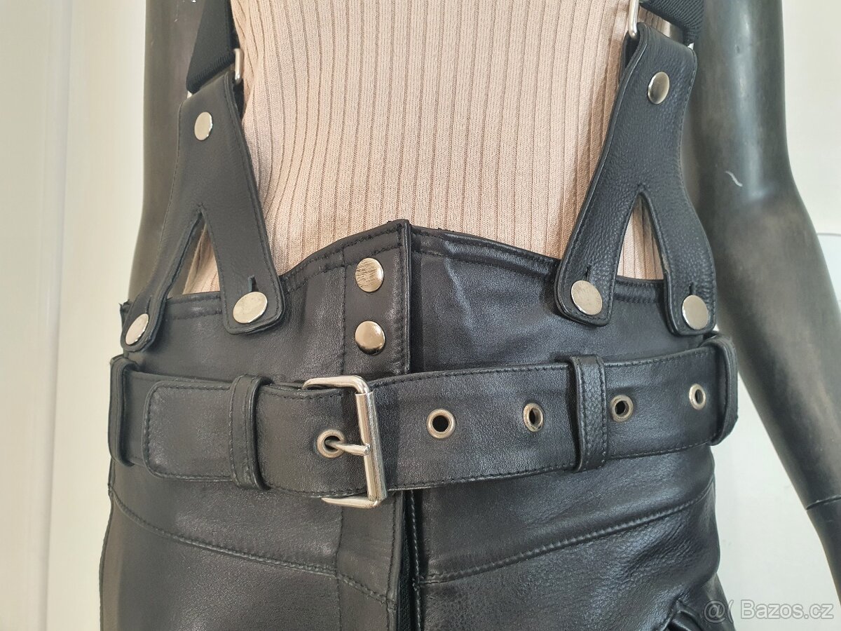 Kožené kalhoty na motorku Dámské V. 38 - 6