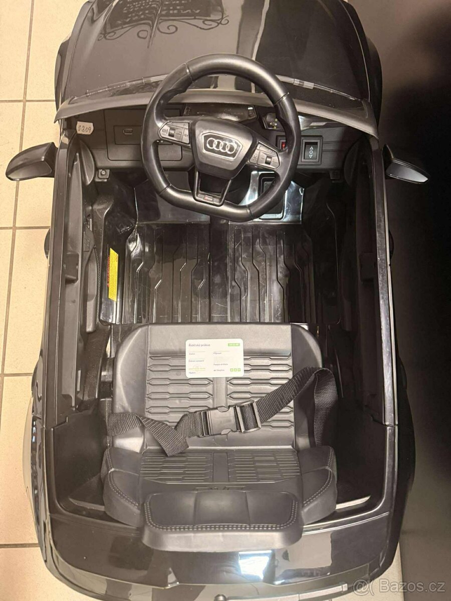 Eletrické autíčko Audi RS6 Černé Záruka 18 Měsicu - 6