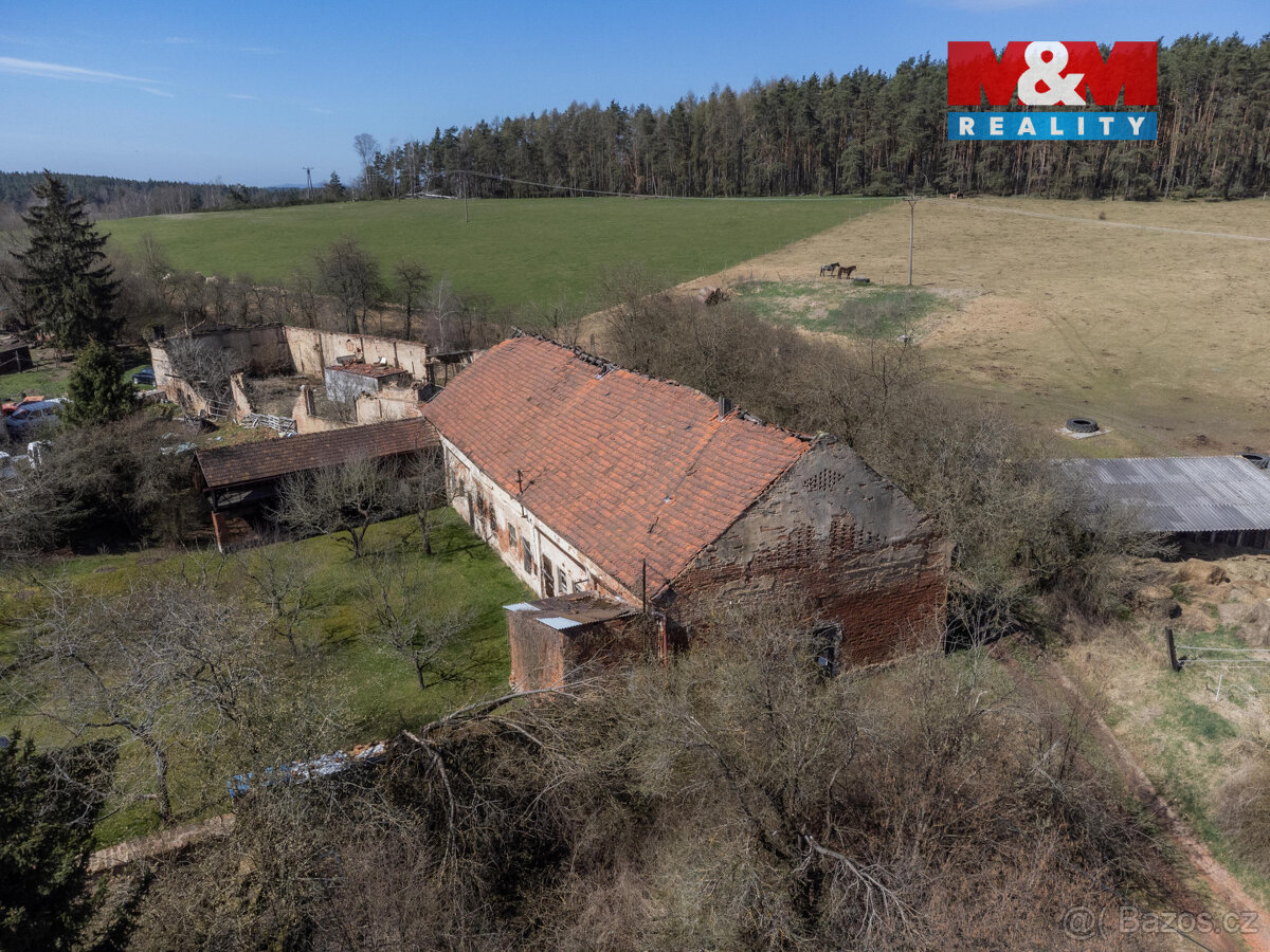 Prodej stodoly, 440 m², Milevo, Kladruby - 6