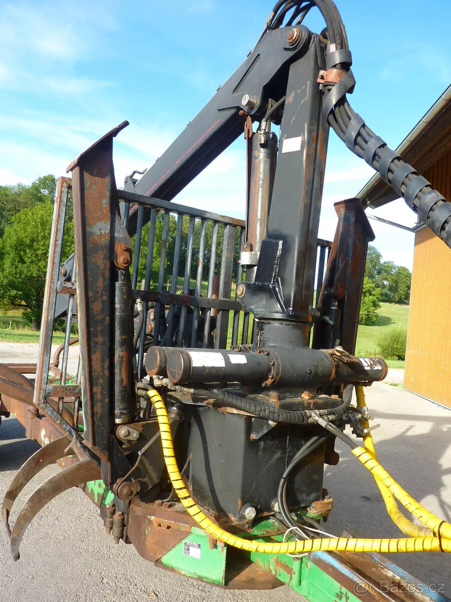 Lesnický přívěs Kronos 5000 XXL 9,8 m – hydraulický jeřáb - 6