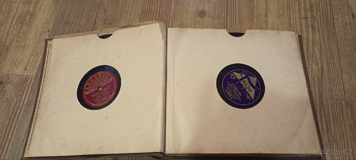 Šelakové desky 12 ks - 6