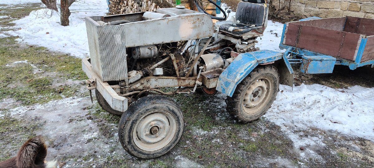 Prodám malotraktor s károu - 6