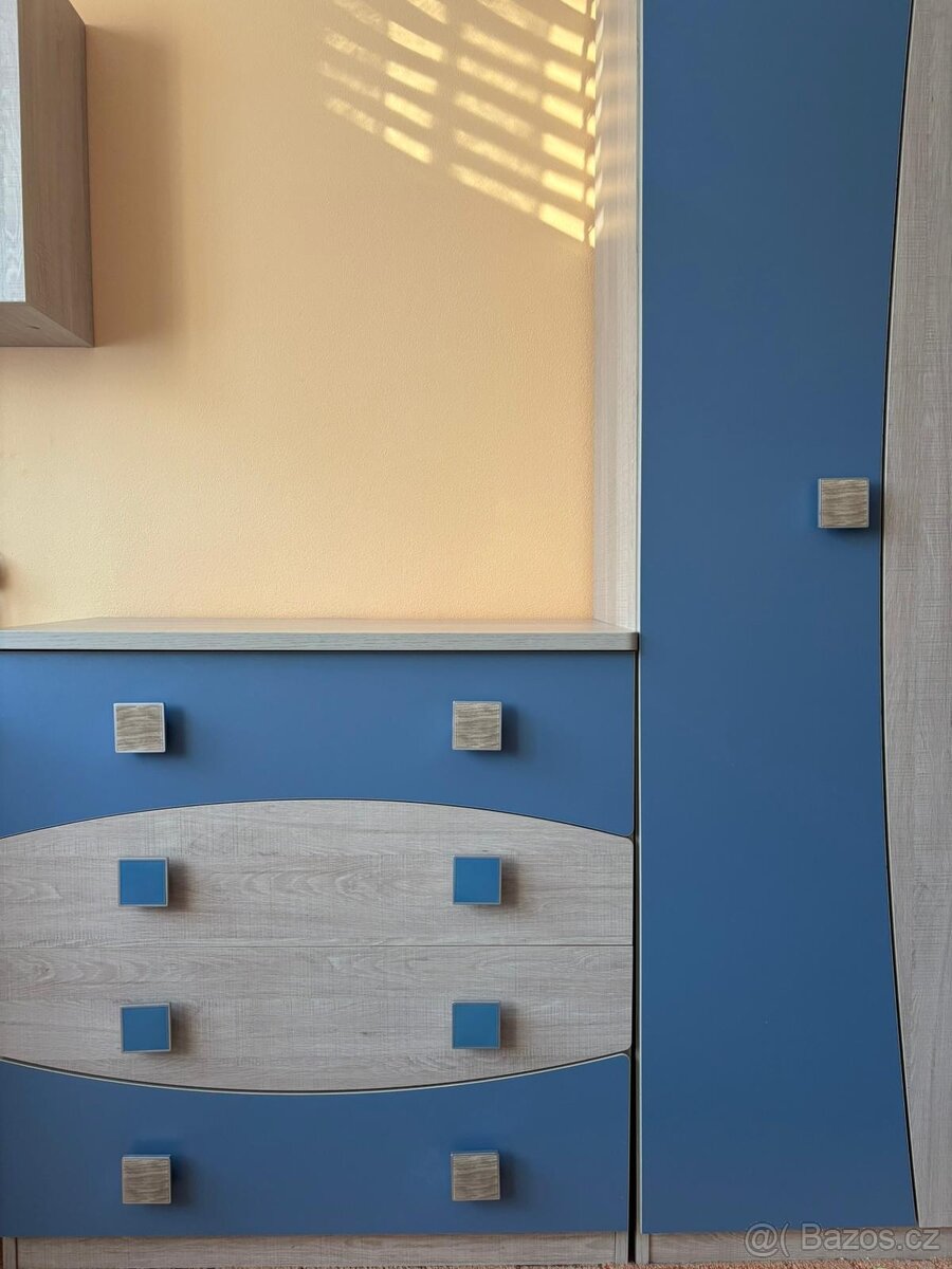 Ostrava – dětský pokoj pro dvě děti, 2× postel 90×200 - 6