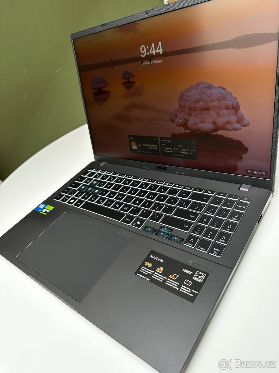 ASUS Vivobook 16 RTX 4050 Herní notebook, 144H - 6