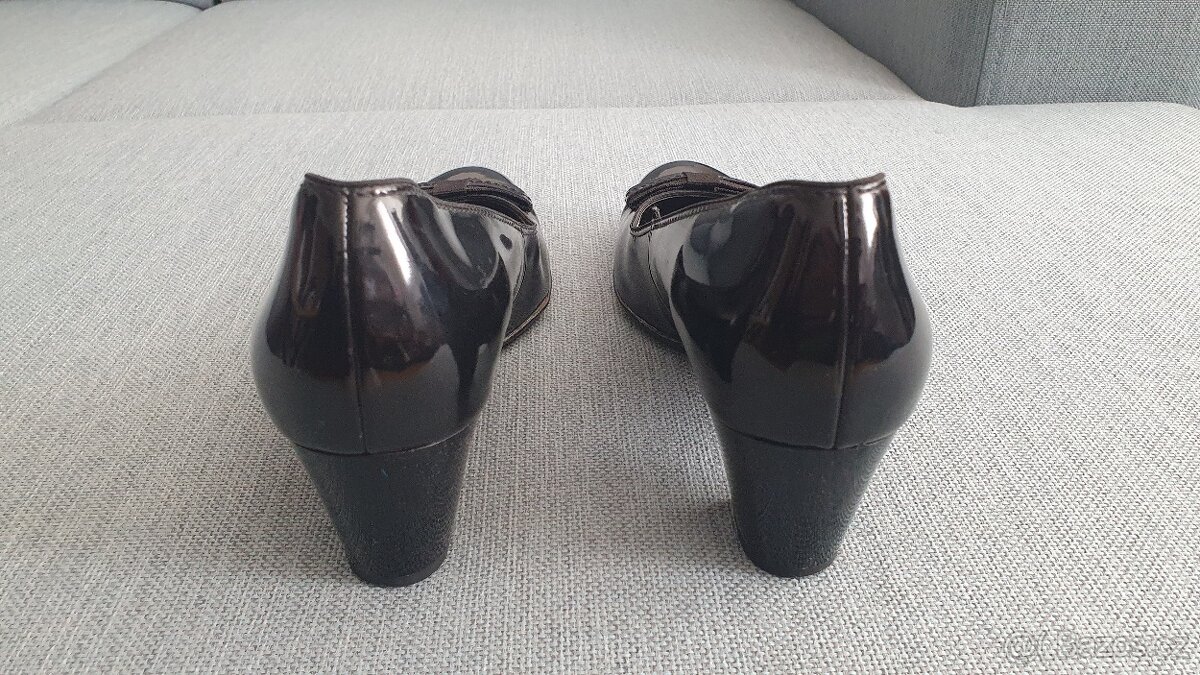 Černé lakované boty Ara - 6