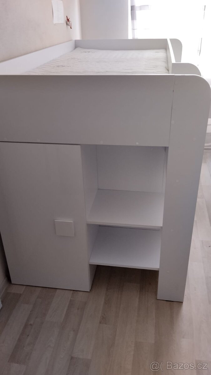 Dětská postel bílá - 6