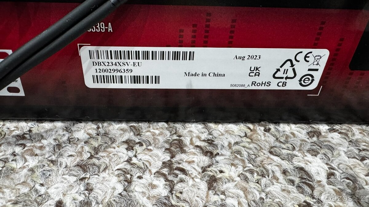 Crossover DBX234X aktivní profesionální vyhybka - 6