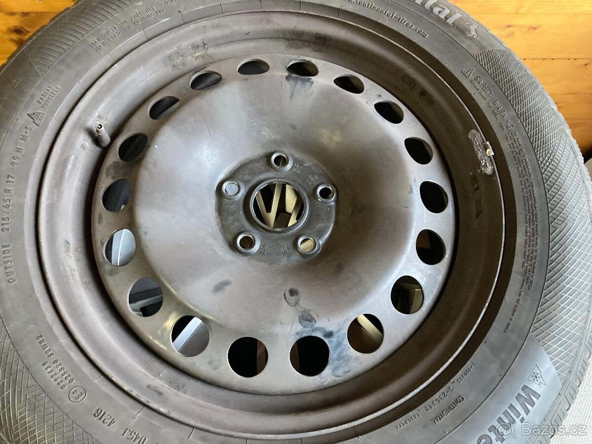 Zimní kola VW TIGUAN 17" 5x112 CONTINENTAL 215/65R17 - 6