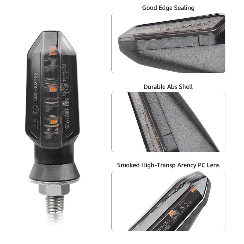 LED blinkry kouřové 8mm – univerzální, voděodolné - 6