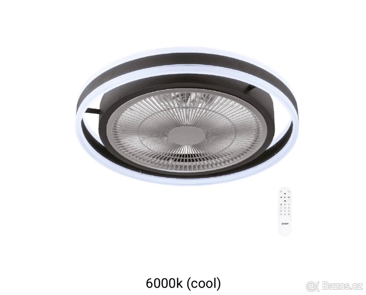 LED Lustr 55w s Ventilatorem 50cm - 6