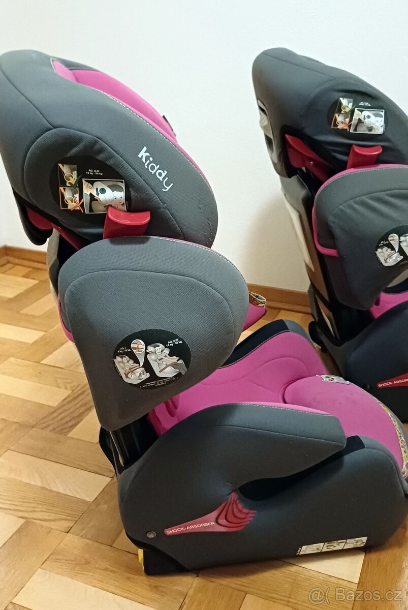 Autosedačky pro dvojčata Kiddy Guardianfix Pro 2 - 6
