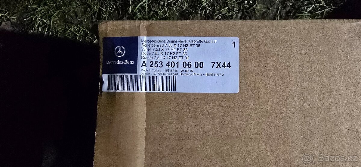 Nový disk 17" Mercedes GLC (W253) - 3ks - možnost zaslat - 6