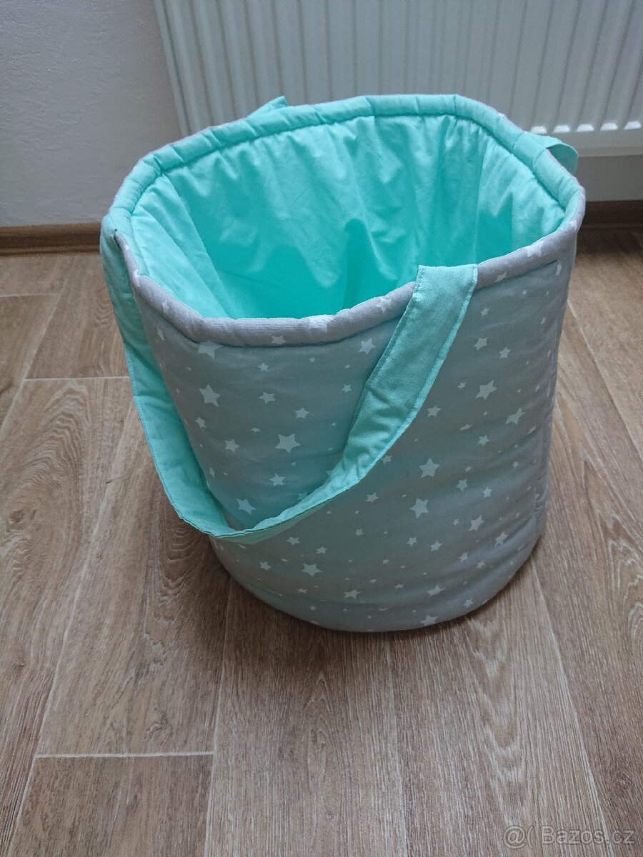 Sada pro miminko - mantinely, koš, deka, hnízdo, kolotoč - 6