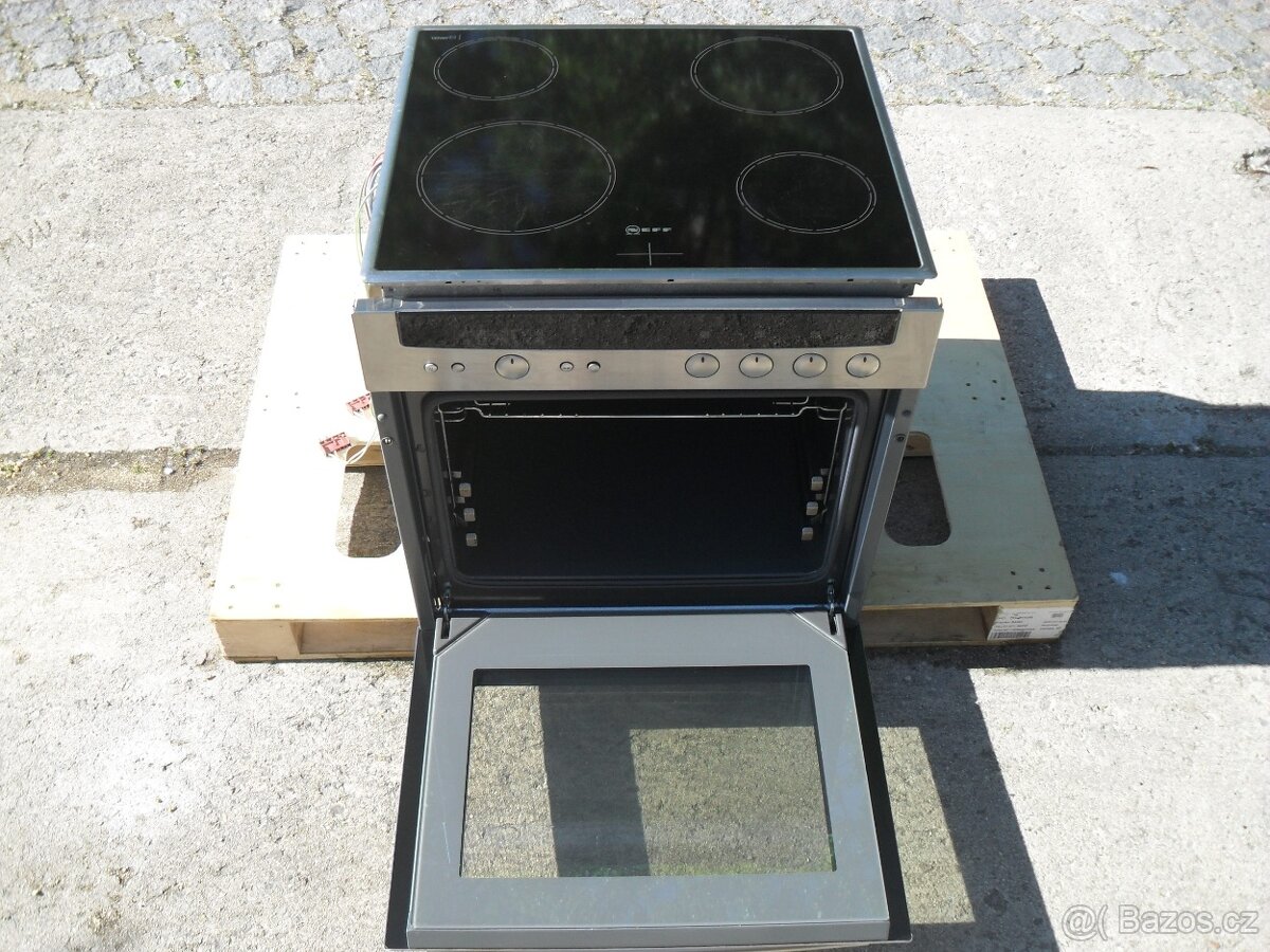 NEFF VESTAVNÝ ELEKRICKÝ SPORÁK,MODERNÍ ZRCADLOVÝ VZHLED,LCD - 6