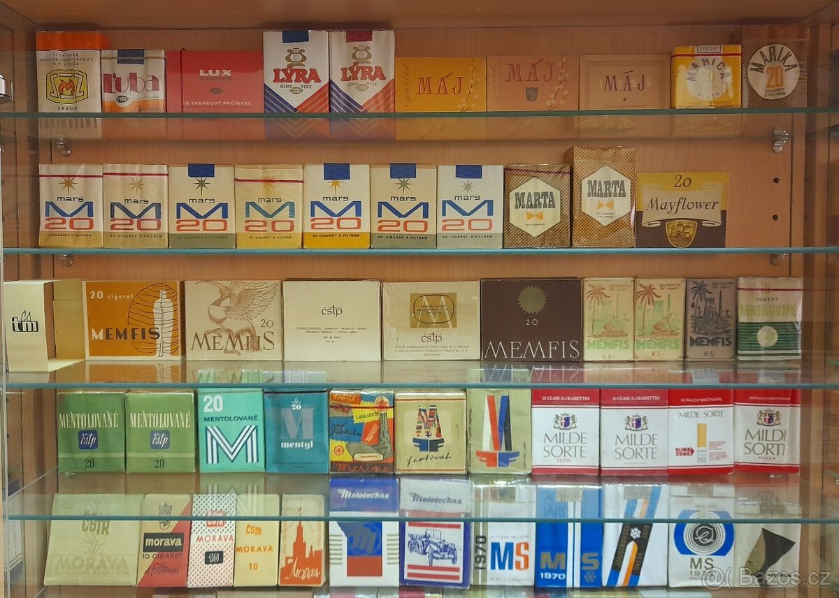 Staré cigarety, tabak, doutniky - 6