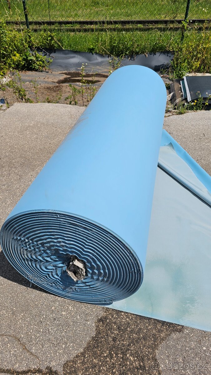 Plachta modrá - jezírková folie - 180cm - 6