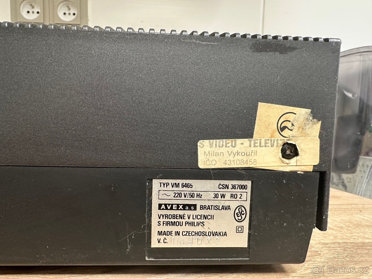 Videopřehrávač Tesla VHS - 6