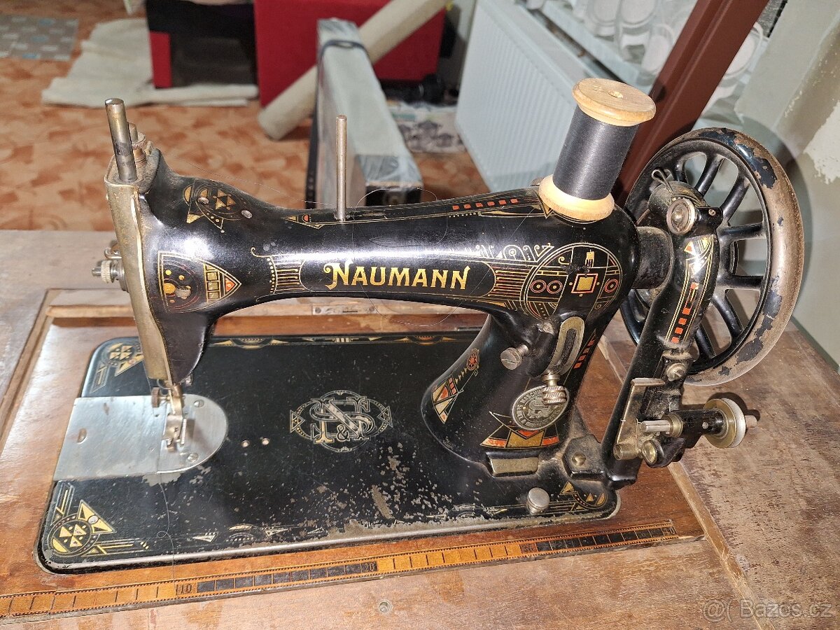 Historický šicí stroj Naumann – cca 1910–1930 - 6