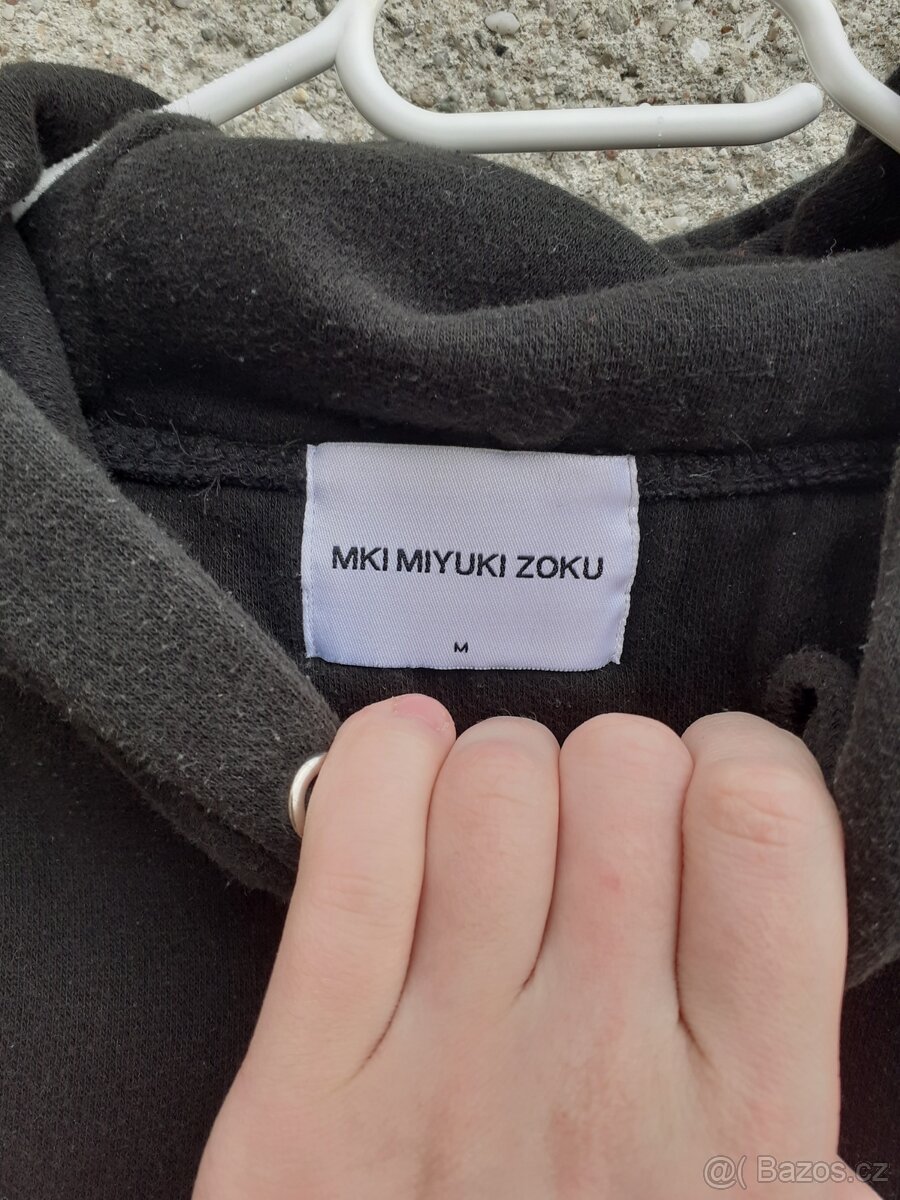Vintage MKI Miyuki Zoku mikina černá s kapucí unisex - 6