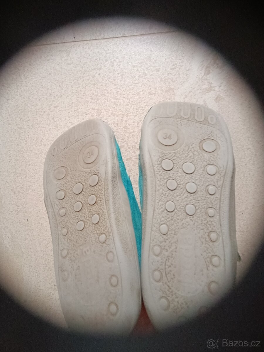 Celoroční vyšší kotníkové boty Beda Barefoot vel.34 - 6