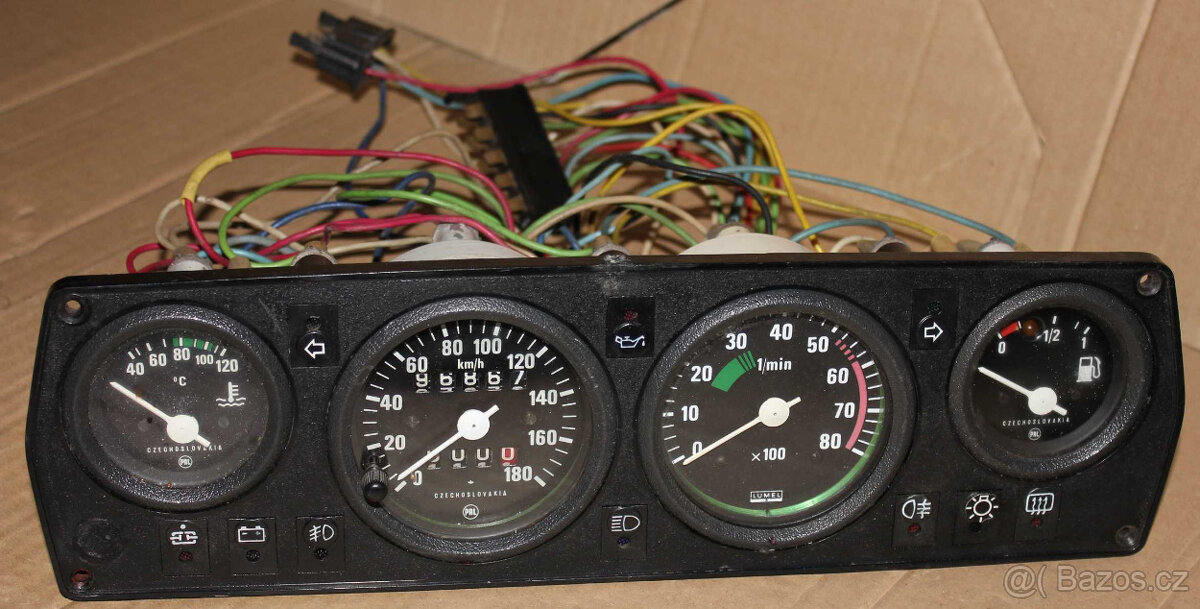 Přístrojové desky škoda 120LS/120GLS/130/135/136/Rapid/Garde - 6