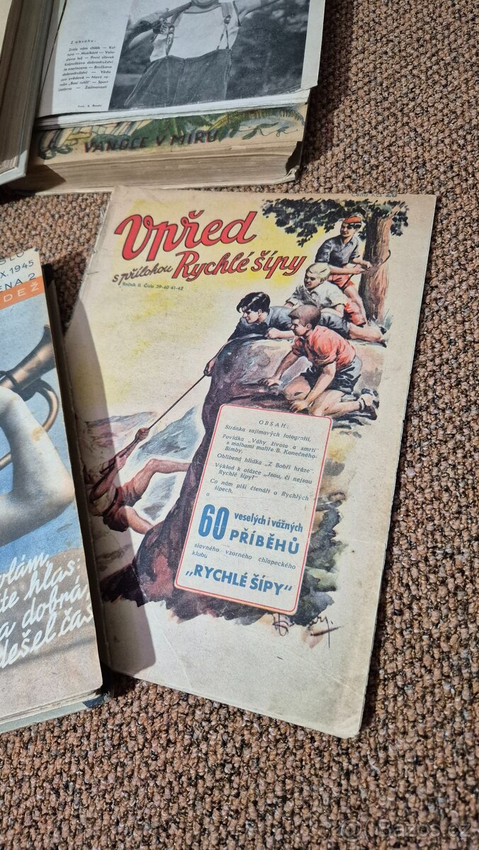 Skautské časopisy Vpřed - Junák Rychlé Šipy Foglar - 6