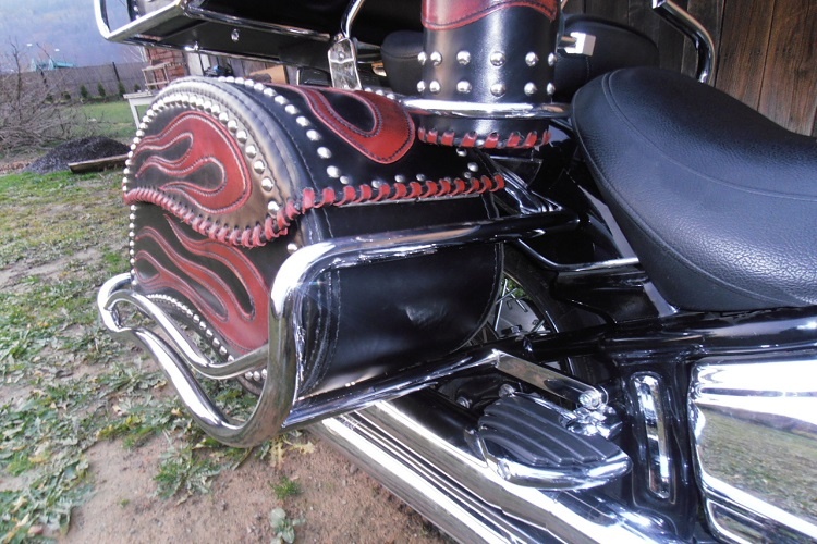 Masívní chrom plotny řidiče spolujezdce chopper,cruiser. - 6